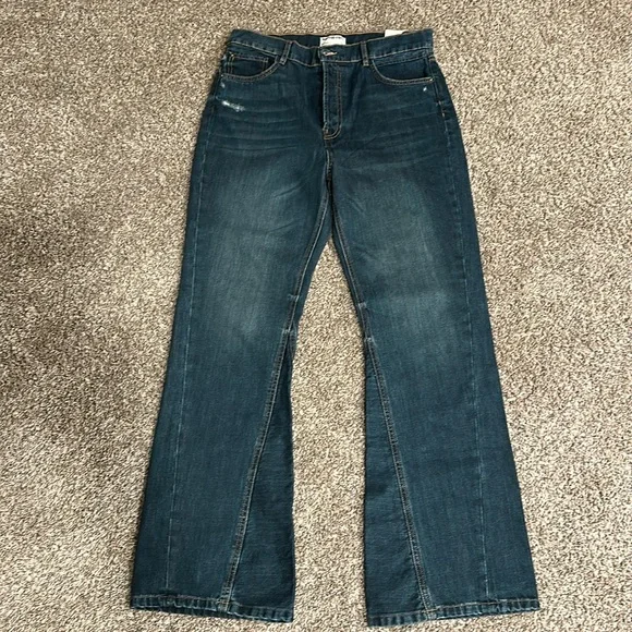 Free People We The Free Serafin Midrise Slim Bootcut Jeans - Picture 2 of 5